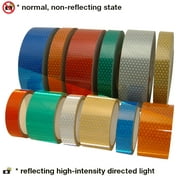 Oralite (Reflexite) V92-DB-COLORS Microprismatic Conspicuity Tape: 3 in x 50 yds. (Silver-White)