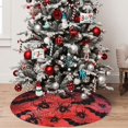 thumbnail image 5 of Lsque Bats And Spiders Print Christmas Tree Skirt, Tree Skirt with Ties or Velcro, Perfect for Holiday Decorations, Halloween, and New Year-36", 5 of 7
