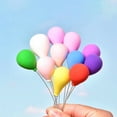 thumbnail image 2 of 10-Piece Balloon Cake Toppers Set - Colorful Clay Balloon Picks, Round Shaped for Cupcakes & Cakes, Ideal for Birthday, Wedding, & Valentine's Day Party Decorations, 2 of 8