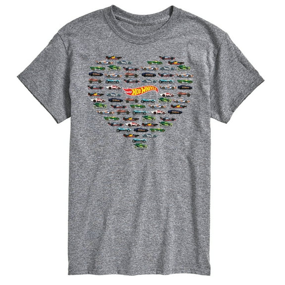 Hot Wheels - Valentine's Hot Wheels Heart - Men's Short Sleeve Graphic T-Shirt