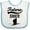 White and Blue, variant on Inktastic Skiing Future Skier Boys or Girls Baby Bib