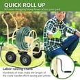 thumbnail image 5 of PayLessHere Hose Reel Hold Up To 300 Ft with 4 Wheels Storage Basket,Tan, 5 of 7