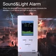 thumbnail image 4 of QA062 Handheld Portable EMF Meter Electromagnetic Radiation Detector Electric Field Tester Magnetics Field Radio Test 1.8 Inch Color Display Screen for Home Appliance Mobilephone Radio, 4 of 8