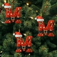 thumbnail image 5 of Christmas Tree Decorations Christmas Tree Decoration 2D Acrylic Decoration Letter Pendant with 26 Letters Christmas Hanging Decoration Diy Crafts Christmas Home Decoration Christmas Tree Ornaments, 5 of 5