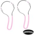 thumbnail image 1 of Épilateur Facial pour Femmes, Portable en Acier Inoxydable à Ressort, pour Visage, Poils du Menton, Poils des Lèvres Supérieures (2 Rose), 1 of 8