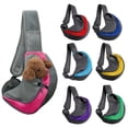 thumbnail image 2 of Mesh Oxford Pet Outdoor Travel Pet Puppy Carrier Handbag Pouch Single Shoulder Bag Sling Mesh Comfort Travel Tote Shoulder Bag ShopWise Round, 2 of 27