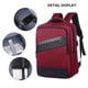 thumbnail image 3 of Mochila para ordenador portátil de viaje, mochilas para adolescentes universitarios, mochila para mujer y hombre con puerto de carga USB, rojo, 3 of 5