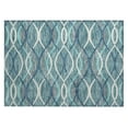 thumbnail image 2 of Addison Rugs Chantille Indoor/Outdoor Transitional Waves Teal Washable Rectangle Rug, 1'8" x 2'6", 2 of 6