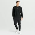 thumbnail image 3 of Men's Fanatics Black Pittsburgh Penguins Authentic Pro Road Tri-Blend Sweatshirt, 3 of 5