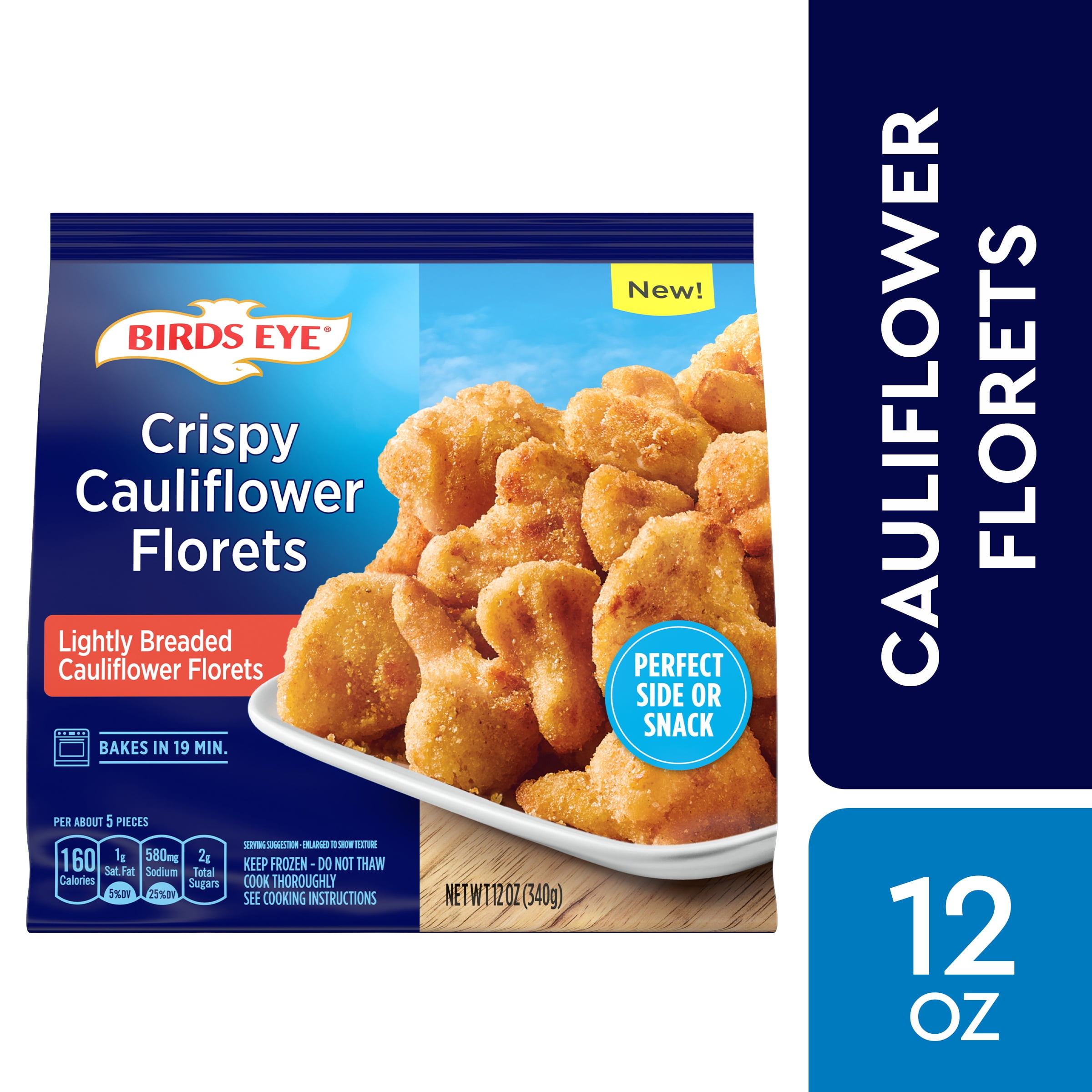 Birds Eye Crispy Cauliflower Florets, 12 oz (Frozen)