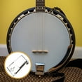 thumbnail image 4 of unbranded Banjo Tailpiece Repuesto De Metal Plateado Para Instrumentos De 5 Cuerdas, 4 of 8