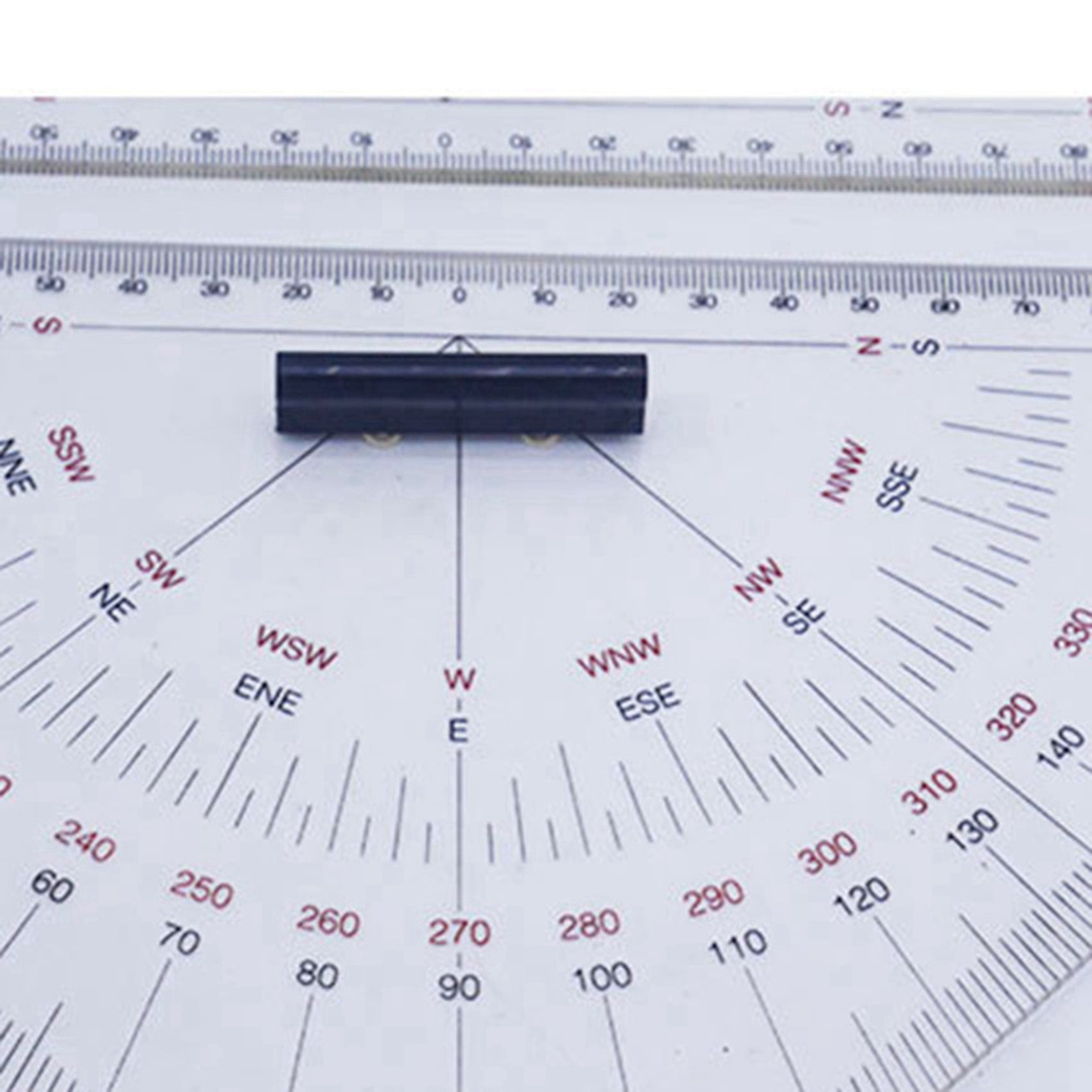2X Chart Drawing Triangle Ruler for Ship 300mm Large-Scale Distance Measurement Teaching