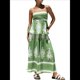 thumbnail image 2 of Vestidos de Verano para Mujer 2025, Vestido Veraniego Floral con Tirantes Finos, Vestido Bohemio para Vacaciones en la Playa Verde M, 2 of 9