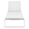 thumbnail image 4 of Compamia Tropic Sling Chaise Lounge White Frame White Sling, 4 of 5