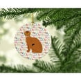 thumbnail image 2 of Abyssinian Cat Christmas Ceramic Ornament 2.8 in x 2.8 in, 2 of 3