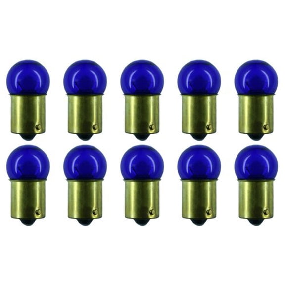 CEC Industries #67NB (Blue) Bulbs, 13.5 V, 7.965 W, BA15s Base, G-6 shape (Box of 10)