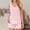 Pink, variant on Naittoop Women Cami Pajama Set V-Neck Lettuce Trim Sleeveless Tank Top and Shorts 2 Piece PJ Set Loungewear Sleepwear