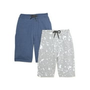 Tony Hawk Boys Print and Solid Knit Shorts, 2-Pack, Sizes 4-16