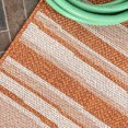 thumbnail image 6 of JONATHAN Y SANTA MONICA 2 x 8 Runner Rug, Castara Wavy Stripe - Orange/Cream, SMB205B-28, 6 of 9