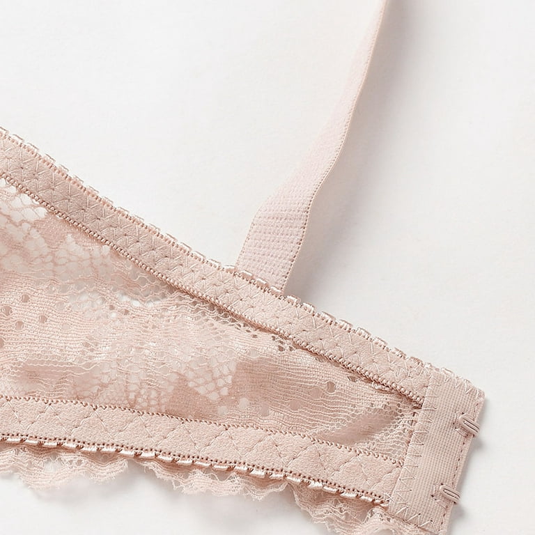 Push-up Bra in Light Peach Cream Color With Lace Decoration -  Canada