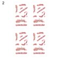 thumbnail image 2 of Fairnull 4 Pcs Autocollants Cicatrices Résistants à la Transpiration Horribles Imperméables Réalistes Autocollants de Suture pour le Visage, 2 of 8
