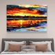 thumbnail image 4 of Póster de lienzo con pintura al óleo de barco de ciudad, decoración de dormitorio, paisaje deportivo, decoración de oficina, regalo, estilo marco, 20 x 30 cm, 4 of 8