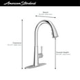 thumbnail image 5 of American Standard Renate™ Single Handle Pull-Down Single Spray Kitchen Faucet 1.5 gpm/5.7 Lpm, 5 of 9