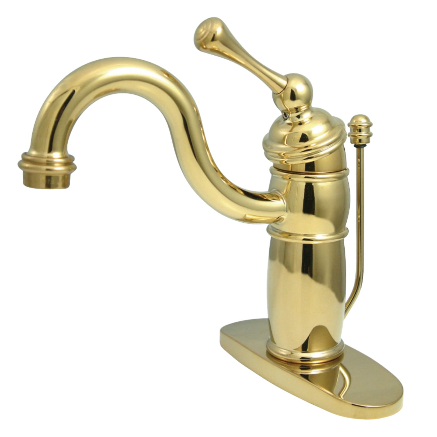 Kingston Brass KB715AXSP Victorian Küchenarmatur – ölgeriebene Bronze, Mit Brause, 20,3 Cm Centerset