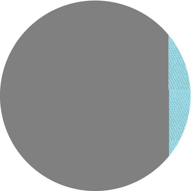 Ahgly Company Tapis Rond Lavable en Machine Intérieur Transitionnel Bleu Diamant Bleu, 4 Pieds Rond