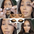 thumbnail image 2 of Hotpom Lazy Eye Shadow Eyelash Patch, 3-in-1 Self-Adhesive Reusable Fast Eye Makeup Stickers with False Lashes, 2025 New for Quick Daily or Party Makeup, Gold, 2 of 6