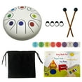 thumbnail image 1 of 6 Inch Steel Tongue Drum Percussion Steel Drum Kit, 1 of 5