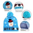thumbnail image 4 of 2022 Sombrero de Navidad Santa Kumanlux Muñeco de nieve Sombrero cubierto Decoración de Navidad 2023 Decoración de Año Nuevo, 4 of 4