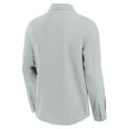 thumbnail image 3 of Men's Fanatics Gray New York Jets Front Office Long Sleeve Button-Up Shirt, 3 of 3