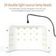 thumbnail image 4 of 120W 3-Gear UV/LED Nail Gel Lámpara para hornear Secador de uñas USB ajustable (Blanco) Tmvgtek cuidado belleza, 4 of 9