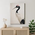 thumbnail image 3 of Canvas Print Crane Bird Wall Art Minimalist Modern Decorative for Living Room Bedroom - 32"x48", 3 of 8