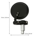 thumbnail image 2 of OUNONA 1 Pair Handlebar Mirrors for Bikes with Black Color and Wider Vision Feature, 2 of 6