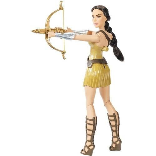 DC Wonder Woman Bow-Wielding 12" Action Figure NEW Real Launching Arrows! 