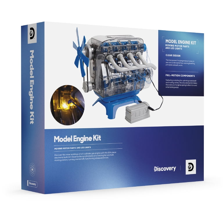 Discovery #Mindblown Model Engine Kit with LED Lights photo 7