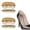 B:Apricot color 2 pairs, variant on MEETSWEET Shoe Insoles & - Suede Fabric Loose Shoe Padding for Buffer Effect and Comfortable Fit(Black 2 pairs)