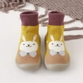thumbnail image 4 of Fozruso Warm Winter Baby Shoes Cartoon Deer Shape Christmas Baby Shoes Baby Soft Sole Shoes Sizes 8.5 Little Kid(Yellow), 4 of 4