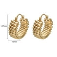 thumbnail image 5 of Yoursfs Hoop Earrings for Women Gold Plated Hoop Earrings Hypoallergenic Trendy Earrings Jewelry, 5 of 5