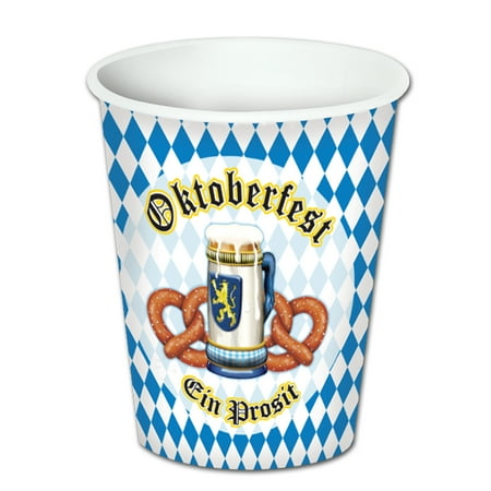 Oktoberfest Beverage Cups, 9 Oz, (24/Pkg)