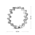 thumbnail image 4 of Large Sunflower Cookie Cutter 4.5 in B1247 - Foose Cookie Cutters - USA Tin Plate Steel, 4 of 6