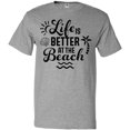 thumbnail image 3 of Inktastic Life is Better at the Beach with Sunshine Seashell and Palm Trees T-Shirt, 3 of 5