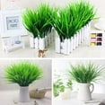 thumbnail image 4 of Zukuco Artificial Greenery Shrubs Plants Fake Grass Outdoor UV Resistant Fake Bushes Plastic Faux Greenery Bushes for House Garden Patio Front Porch Indoor Decor, 4 of 6