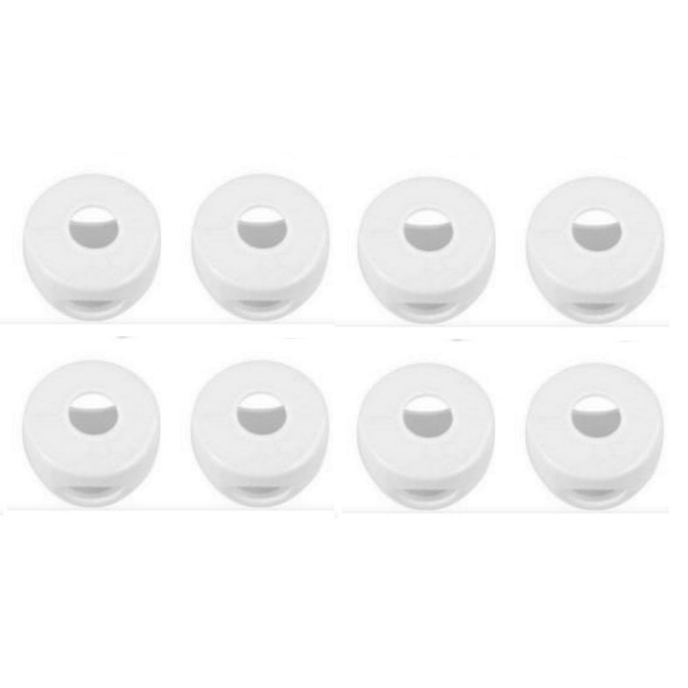 White Safety Doorknob Covers Child Proof Door Knob Covers 8 Pack