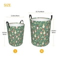 thumbnail image 5 of Fotbe Mushrooms Gnome Laundry Basket with Handles, Waterproof Large Laundry Hamper, Wash Bag for Corner Dorm, Rolling Laundry Basket with Handles-Medium, 5 of 8