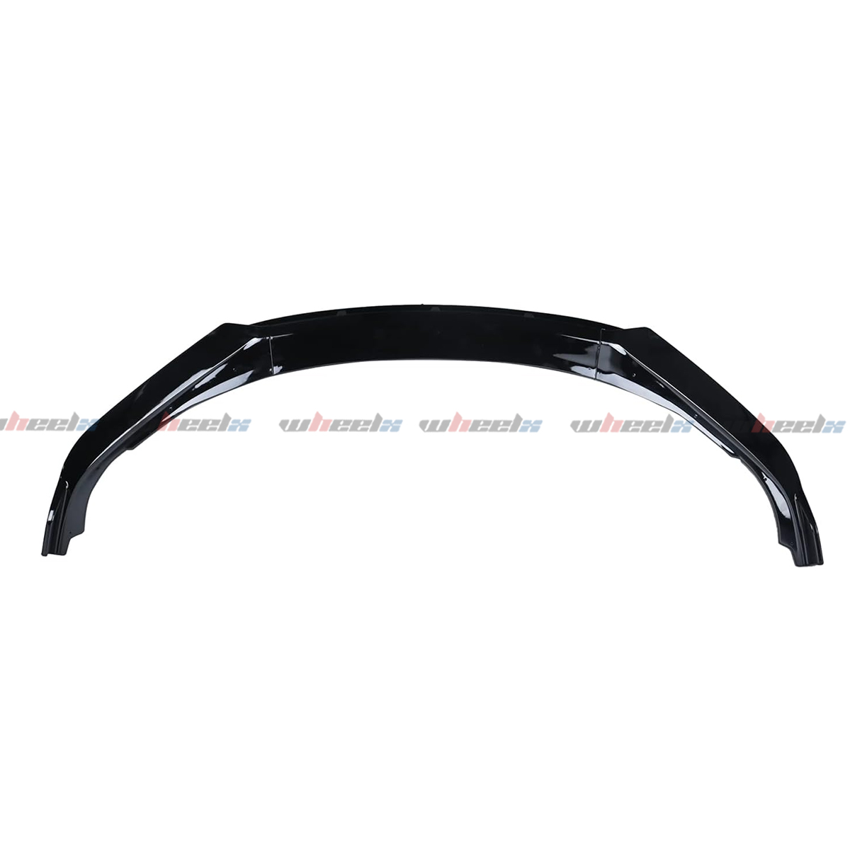 WheelX 3Pcs Front Bumper Lip Compatible with 2018-2020 Honda Accord (Glossy Black), JDM Air Dam Winglet Splitter Chin Fits for EX EX-L LX SE Sport Hybrid, Protection Body Kit
