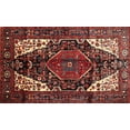 thumbnail image 1 of Ahgly Company Machine Washable Indoor Rectangle Traditional Dark Gold Brown Area Rugs, 3' x 5', 1 of 7