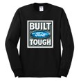 thumbnail image 2 of Wild Bobby, Ford Built Tough, Cars and Trucks, Men Long Sleeve Shirt, Black, Small, 2 of 4